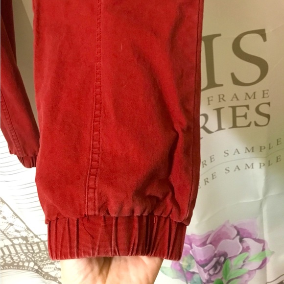 Style & Co Utility Joggers in Burnt Red~Size XL - Picture 3 of 9